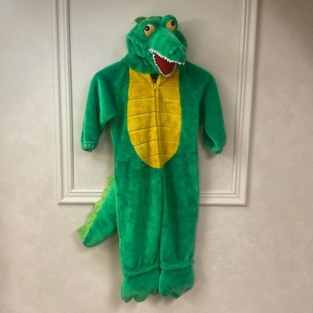 Adorable Vintage Plush Alligator Halloween Costume size: Ages 2-4 Unisex